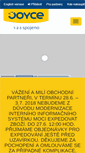 Mobile Screenshot of joyce.cz