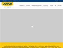 Tablet Screenshot of joyce.cz