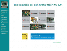 Tablet Screenshot of joyce.de